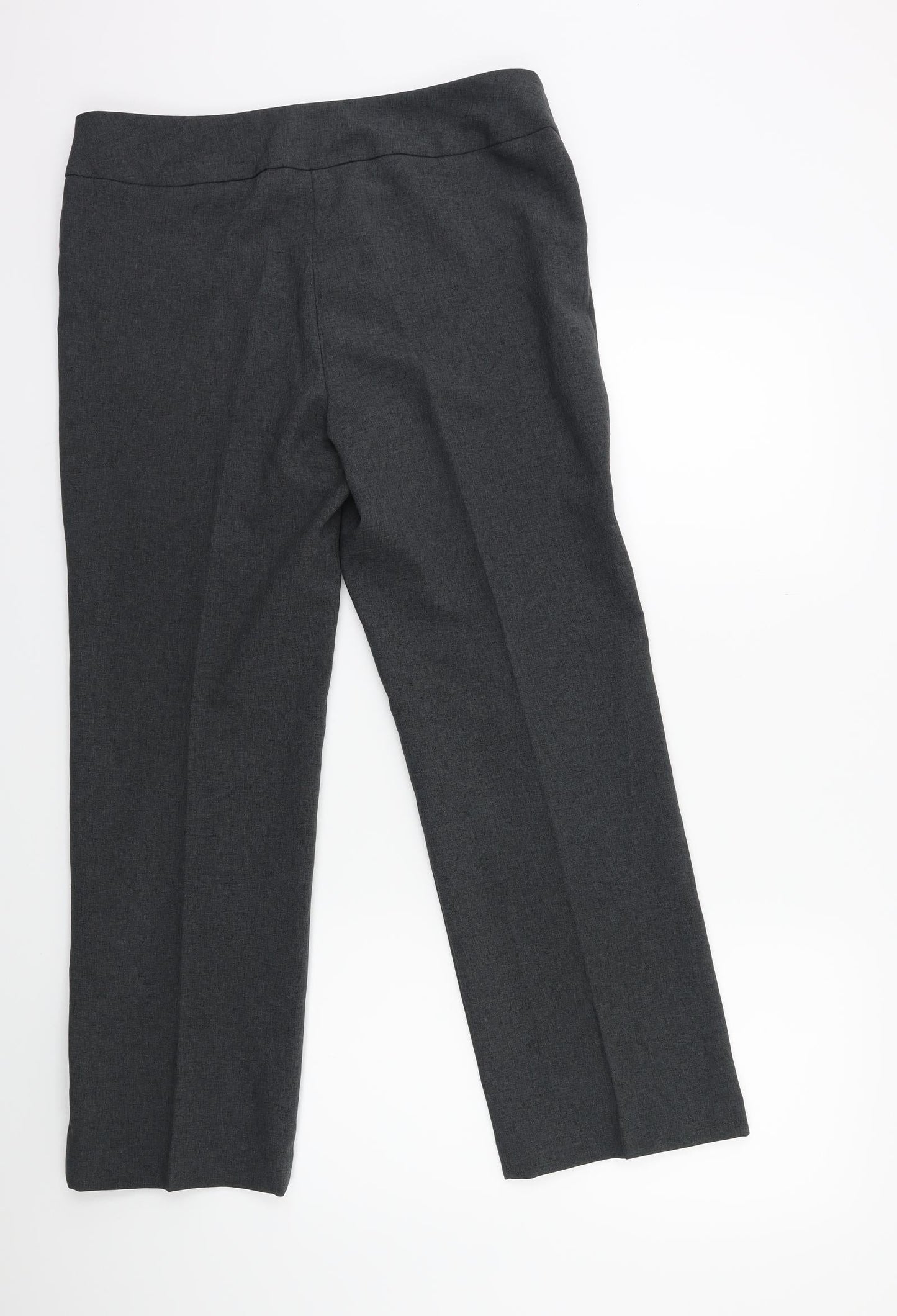 George Womens Grey   Trousers  Size 12 L27 in