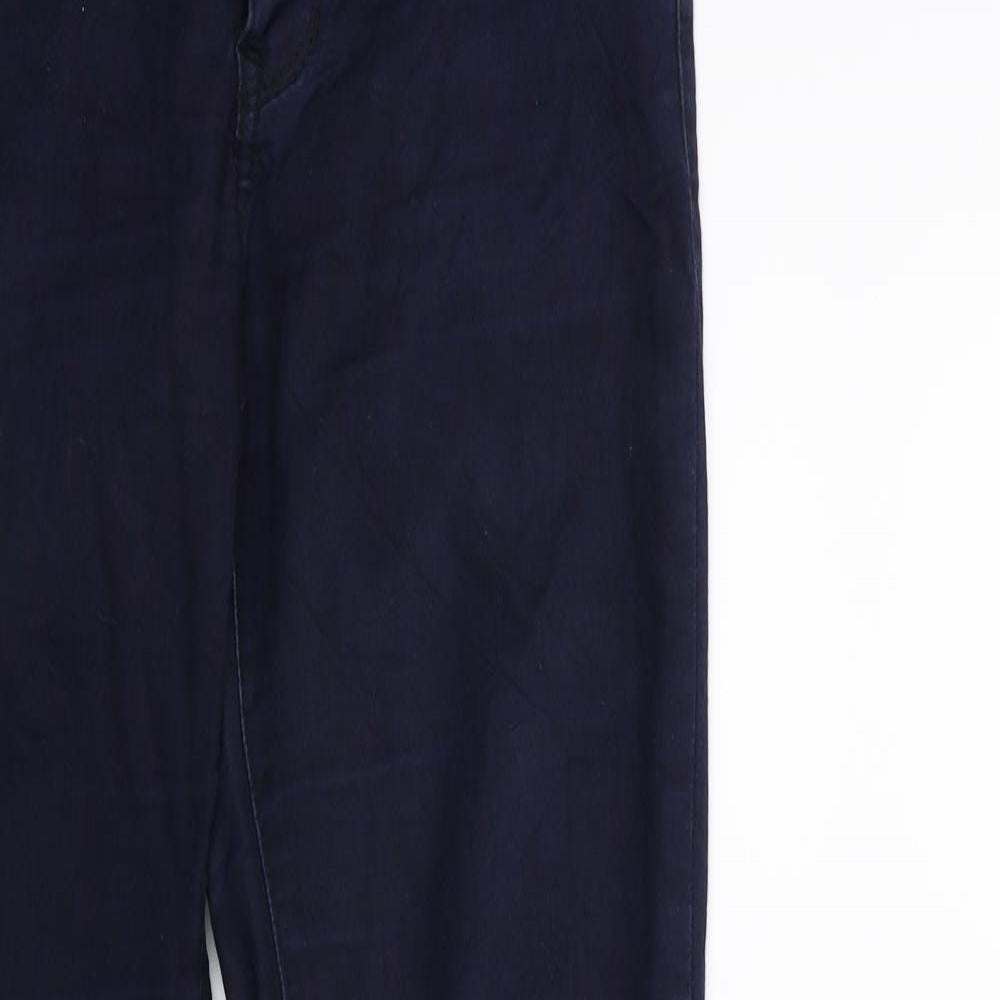 Zero Womens Blue  Denim Straight Jeans Size 6 L29 in
