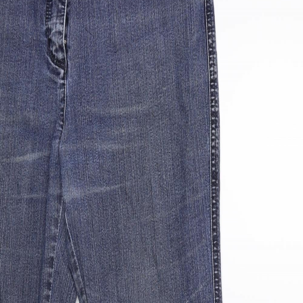 Michele Boyard Womens Blue  Denim Straight Jeans Size 30 in L29 in