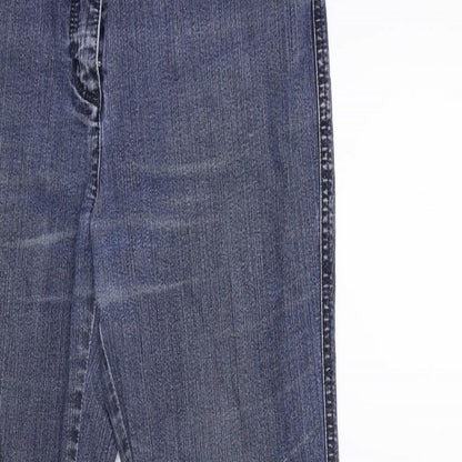 Michele Boyard Womens Blue  Denim Straight Jeans Size 30 in L29 in