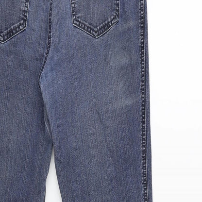 Michele Boyard Womens Blue  Denim Straight Jeans Size 30 in L29 in