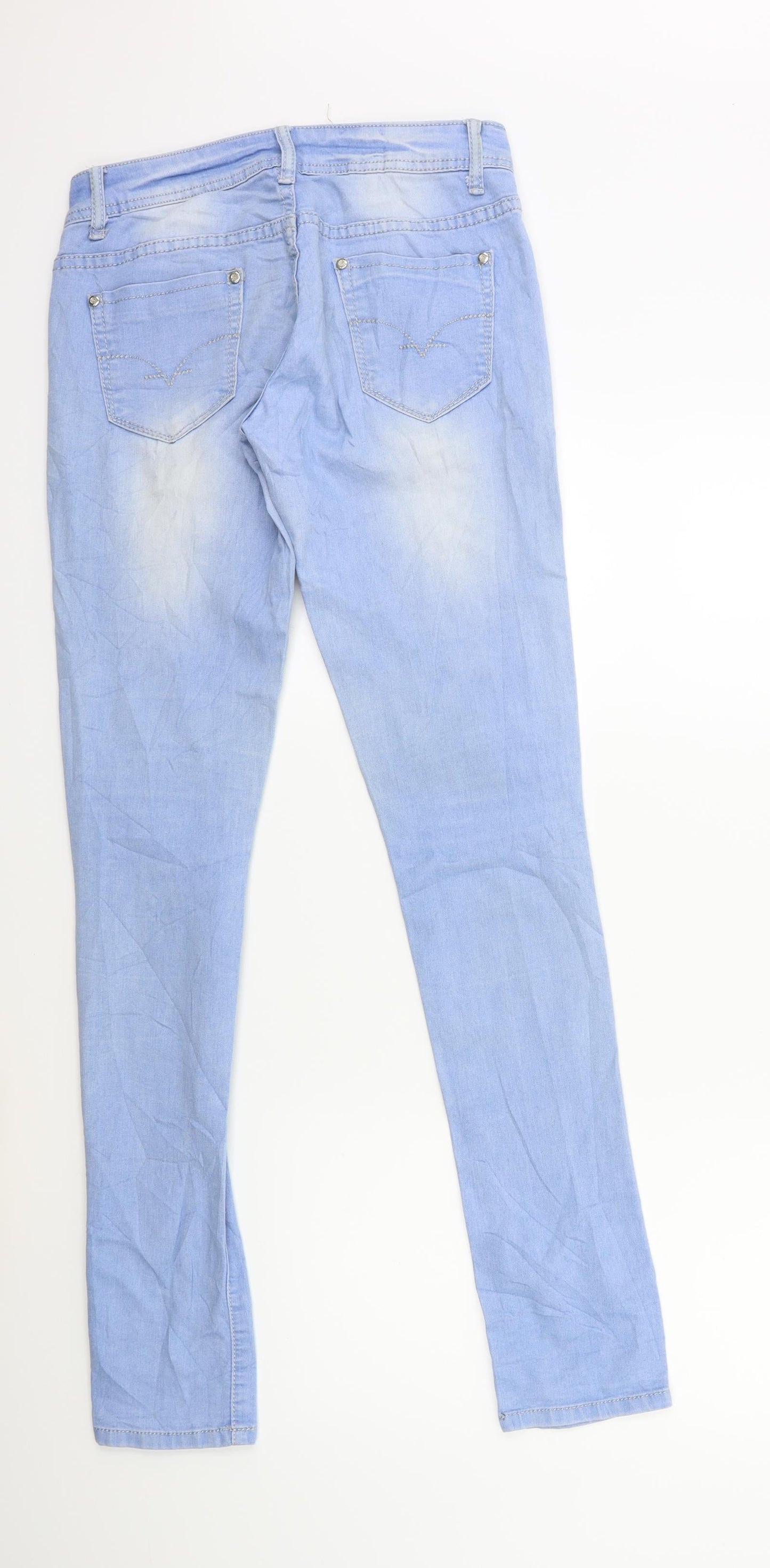 Mini Bleu Womens Blue  Denim Skinny Jeans Size 28 in L31 in
