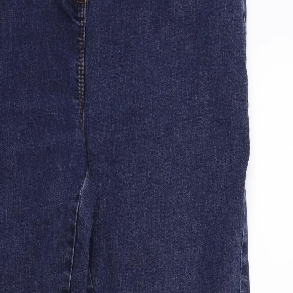 M&Co Womens Blue  Denim Skinny Jeans Size 36 in L27 in