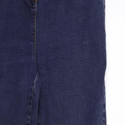 M&Co Womens Blue  Denim Skinny Jeans Size 36 in L27 in