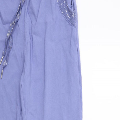 Womens UK Size 30 in Preworn Regular Fit  Blue Trousers
