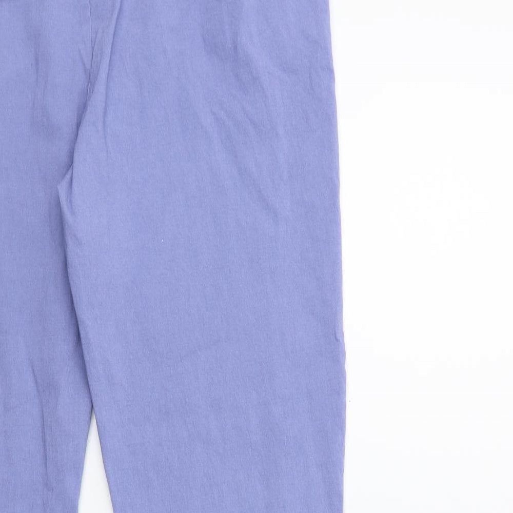 Womens UK Size 30 in Preworn Regular Fit  Blue Trousers