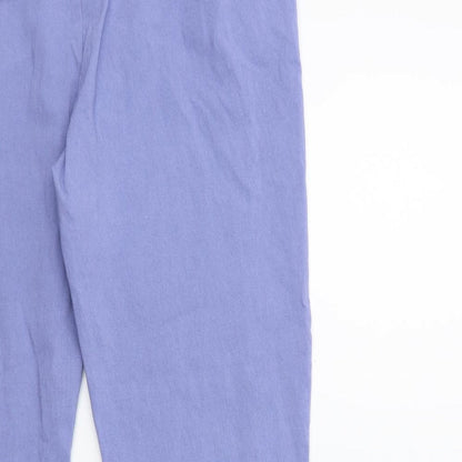 Womens UK Size 30 in Preworn Regular Fit  Blue Trousers