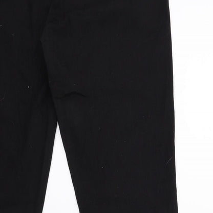 Denim & Co. Womens Black  Denim Jegging Jeans Size 12 L28 in