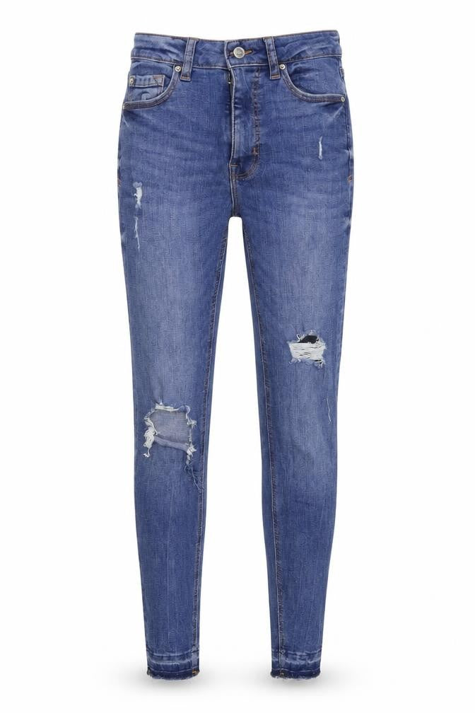 Womens UK Size 8 Denim & Co. Regular Fit Skinny Blue Jeans