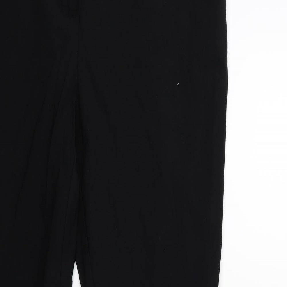 Papaya Womens Black    Trousers Size 16 L27 in