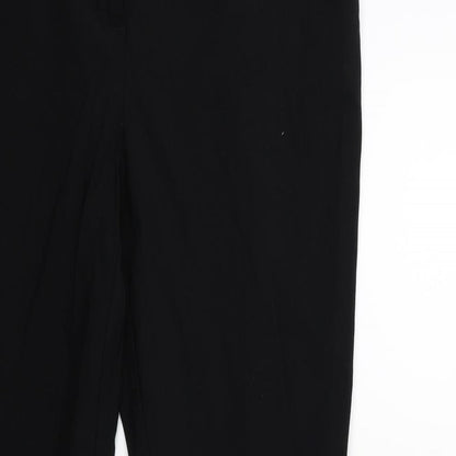 Papaya Womens Black    Trousers Size 16 L27 in