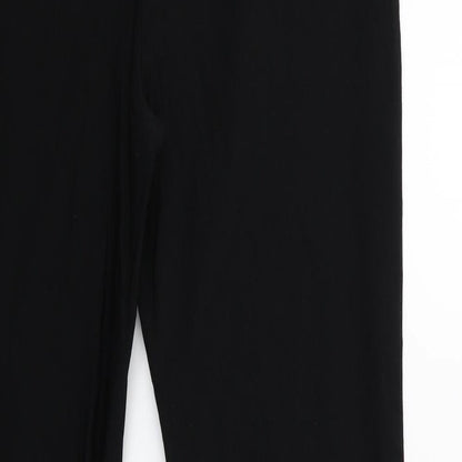 Papaya Womens Black    Trousers Size 16 L27 in