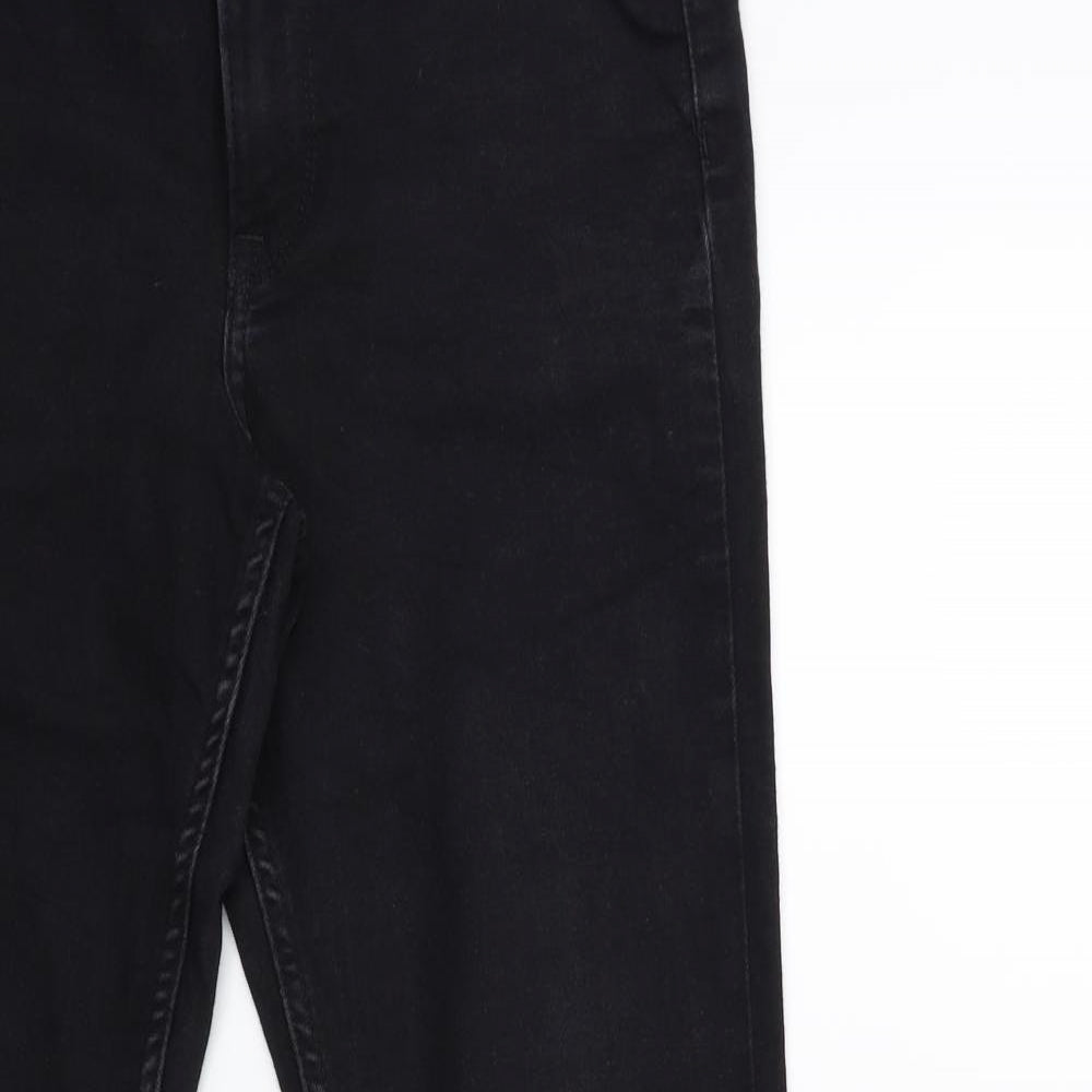 H&M Womens Black  Denim Skinny Jeans Size 28 in L27 in