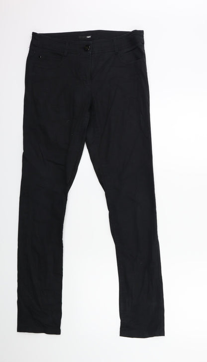 Womens UK Size 30 in H&M Regular Fit Skinny Black Jeans