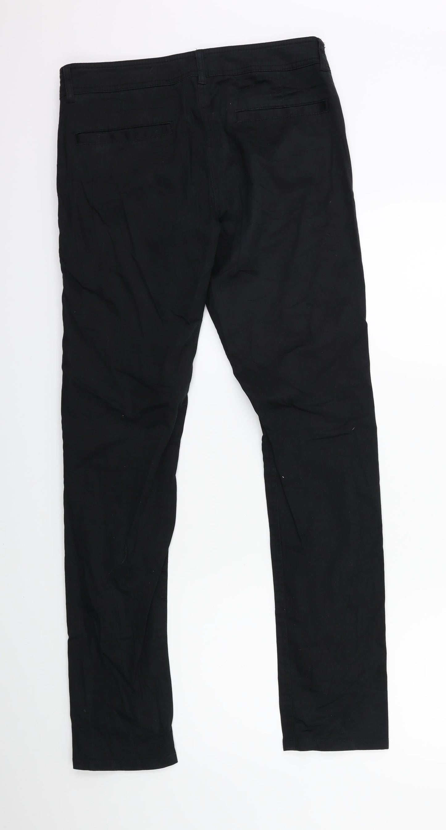 Womens UK Size 30 in H&M Regular Fit Skinny Black Jeans