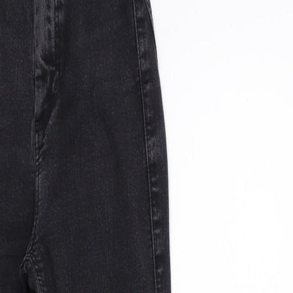Topshop Womens Black  Denim Skinny Jeans Size 26 in L30 in