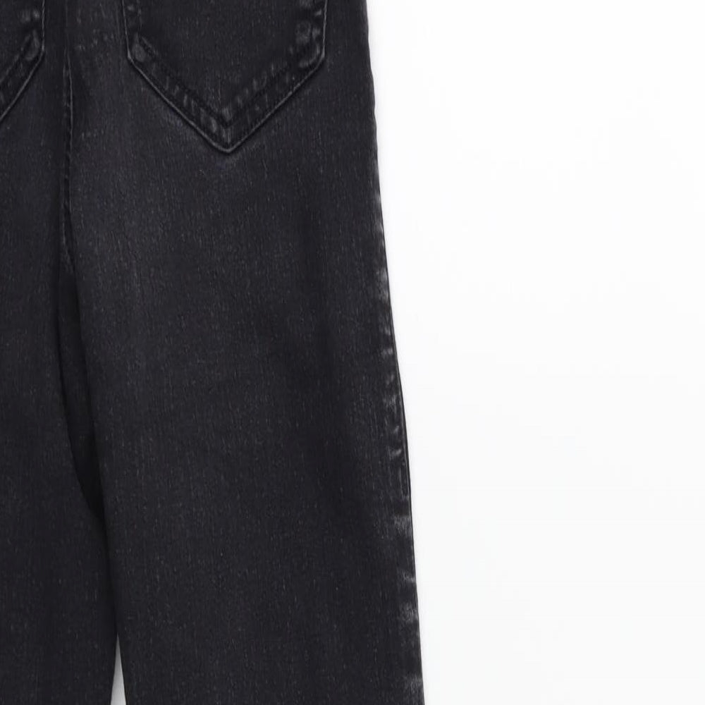 Topshop Womens Black  Denim Skinny Jeans Size 26 in L30 in