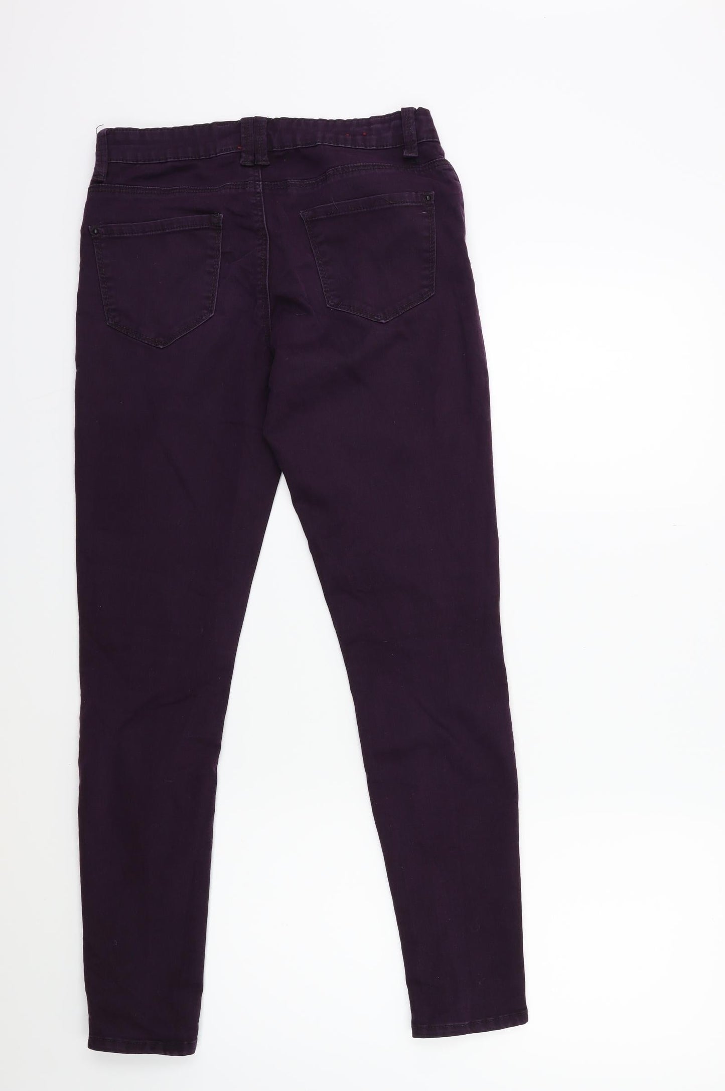 Womens UK Size 12 yesyes Regular Fit Skinny Purple Jeans