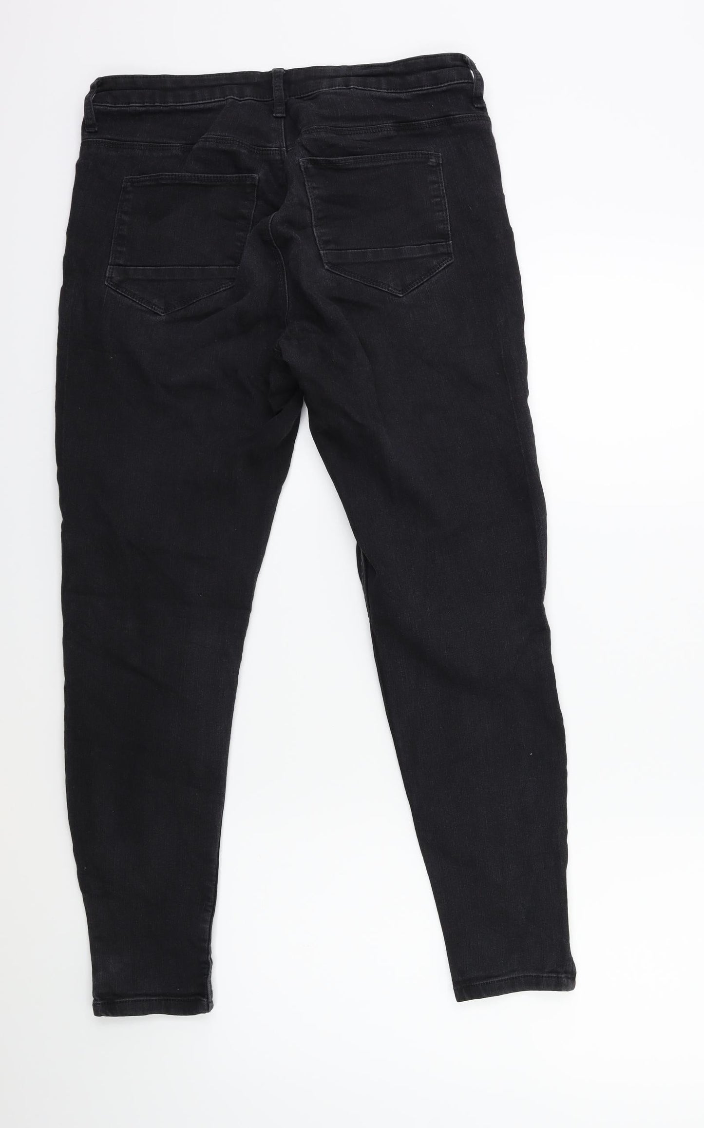 Only Womens Black  Denim Skinny Jeans Size 29 in L27 in