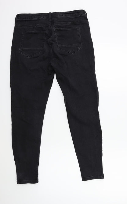 Only Womens Black  Denim Skinny Jeans Size 29 in L27 in