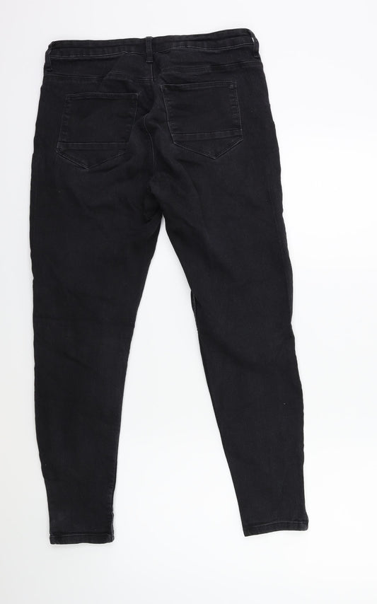 Only Womens Black  Denim Skinny Jeans Size 29 in L27 in
