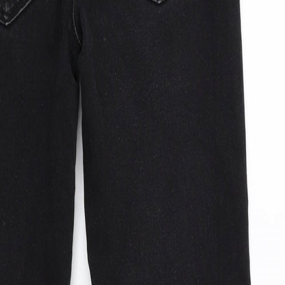 VRS JEANS Girls Black  Denim Skinny Jeans Size 9-10 Years
