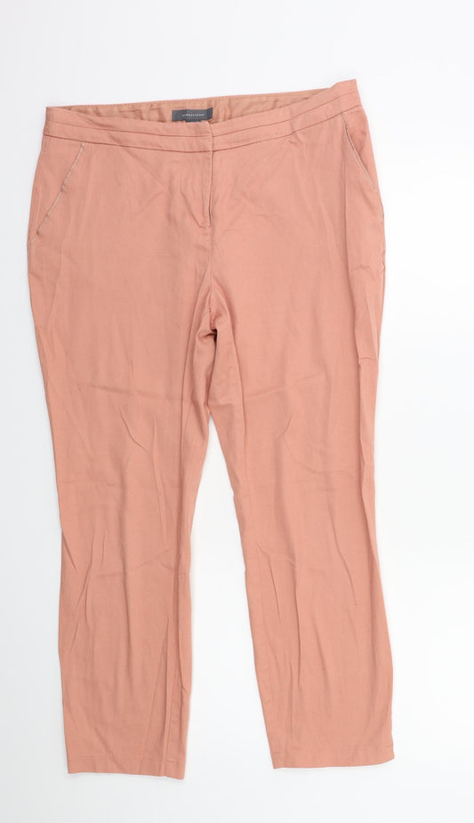 Womens UK Size 14 Atmosphere Regular Fit  Pink Trousers