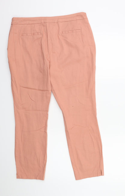 Womens UK Size 14 Atmosphere Regular Fit  Pink Trousers