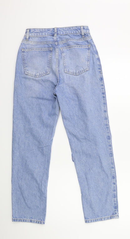 Denim & Co. Womens Blue  Denim Mom Jeans Size 6 L26 in