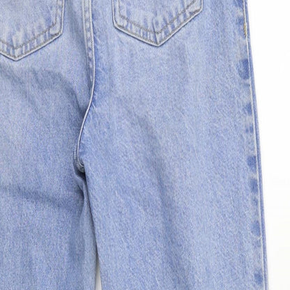 Denim & Co. Womens Blue  Denim Mom Jeans Size 6 L26 in