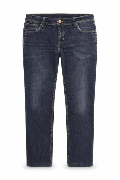 Womens UK Size 33 in Preworn Regular Fit Straight Blue Jeans