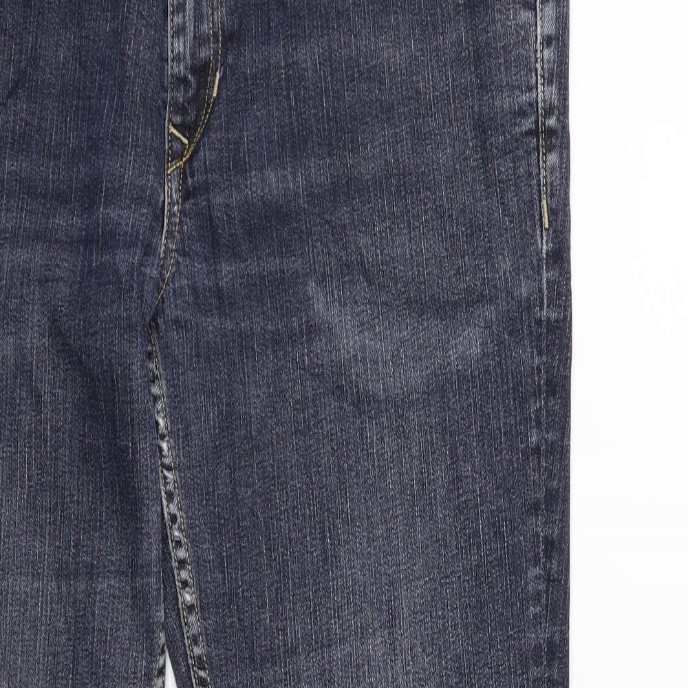 Womens UK Size 33 in Preworn Regular Fit Straight Blue Jeans