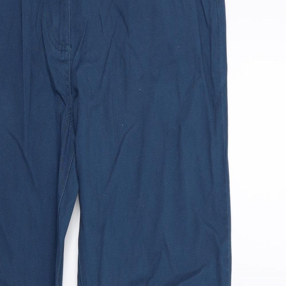 Womens UK Size 34 in Preworn Regular Fit Cargo Blue Trousers