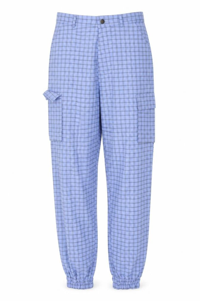 Womens UK Size 8 Missguided Regular Fit  Blue Trousers