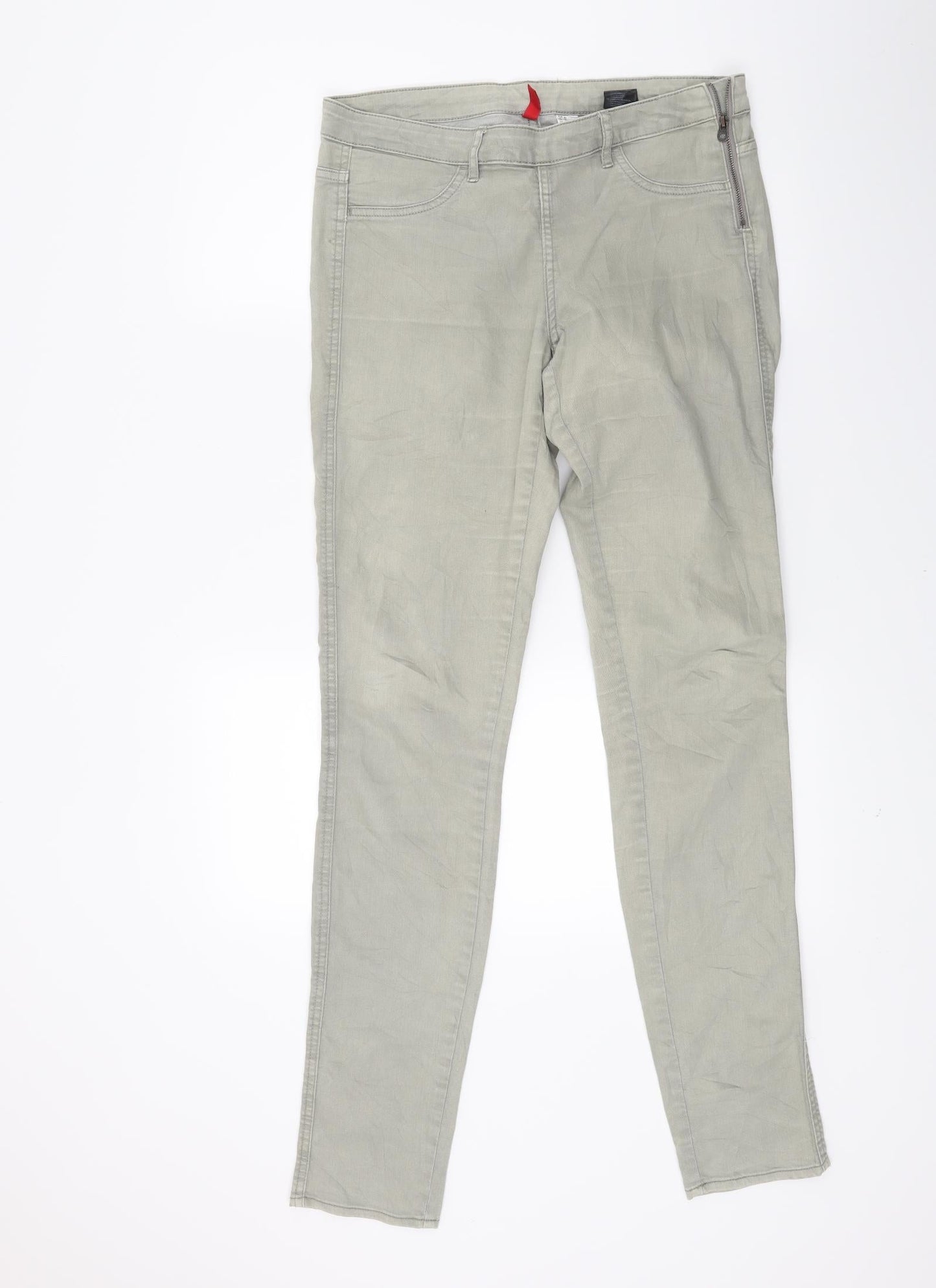 Womens UK Size 12 Divided Regular Fit Jegging Green Jeans