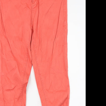 Womens UK Size 10 Janina Regular Fit Skinny Red Jeans