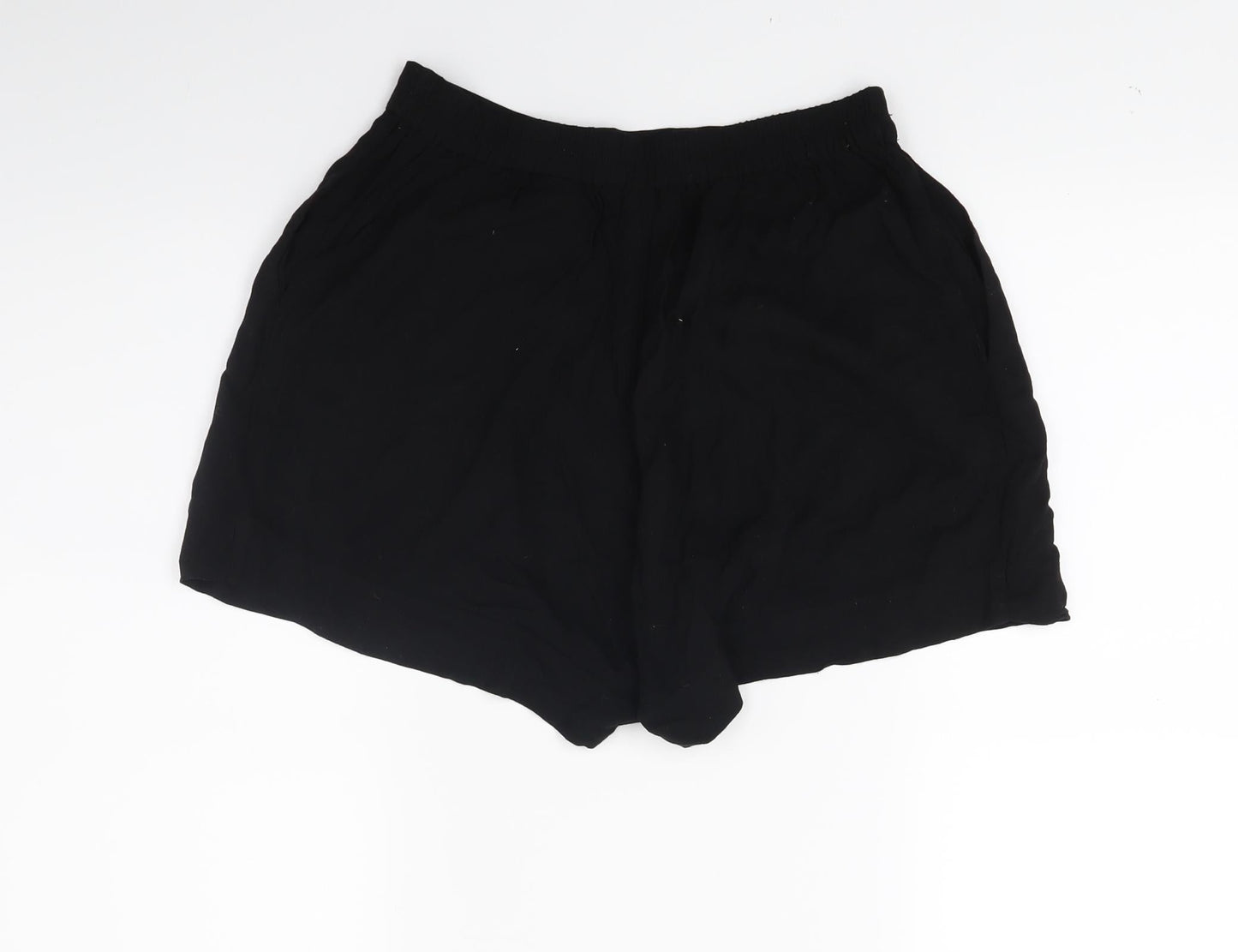 H&M Womens Black   Hot Pants Shorts Size 6