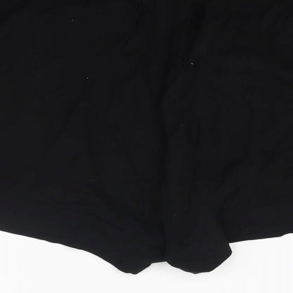 H&M Womens Black   Hot Pants Shorts Size 6
