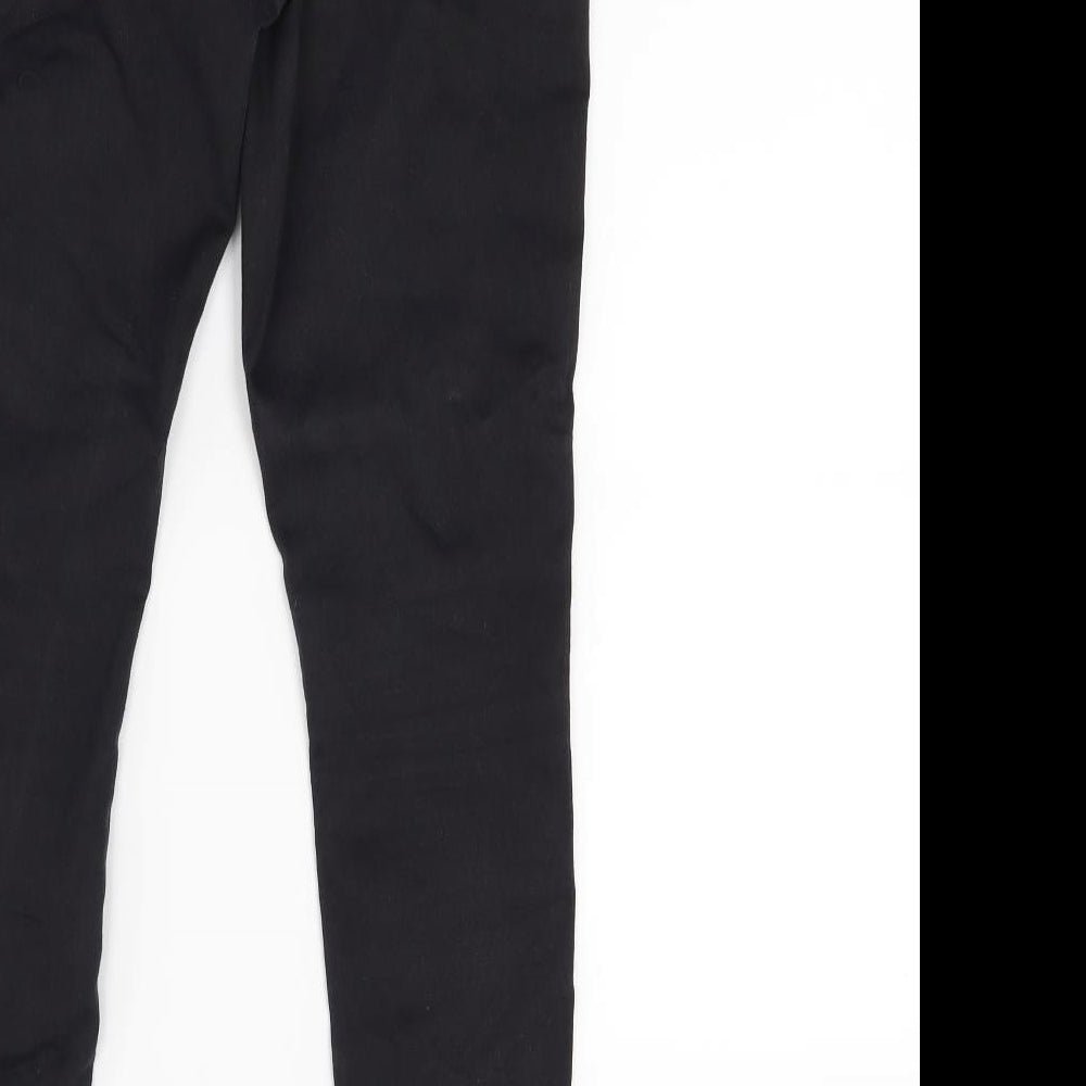Topshop Womens Black  Denim Skinny Jeans Size 30 in L24 in