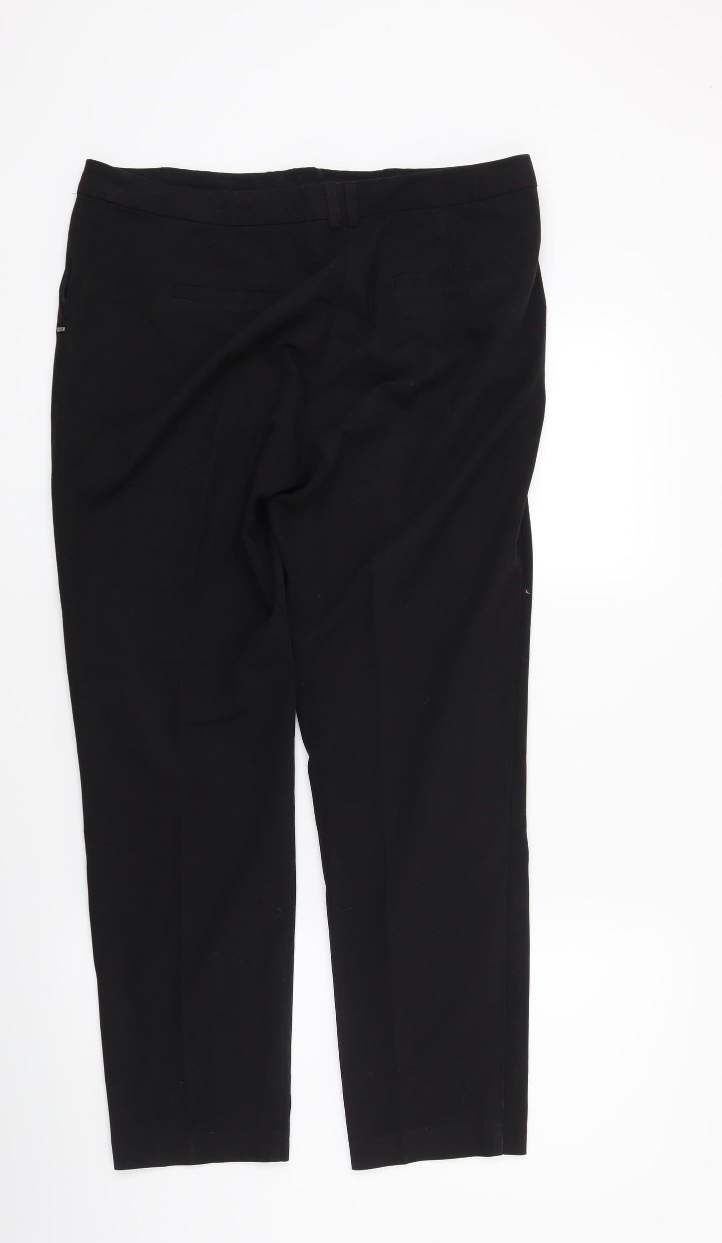 George Womens Black   Trousers  Size 12 L25.5 in