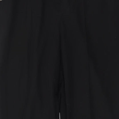George Womens Black   Trousers  Size 12 L25.5 in