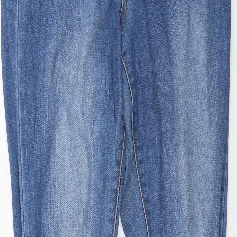 Brave Soul Womens Blue  Denim Skinny Jeans Size 8 L27 in