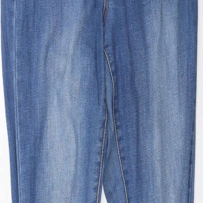 Brave Soul Womens Blue  Denim Skinny Jeans Size 8 L27 in
