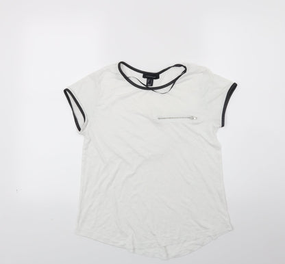 Atmosphere Womens White   Basic T-Shirt Size 8