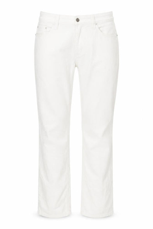 Womens UK Size 32 in Mac Regular Fit Straight White Jeans