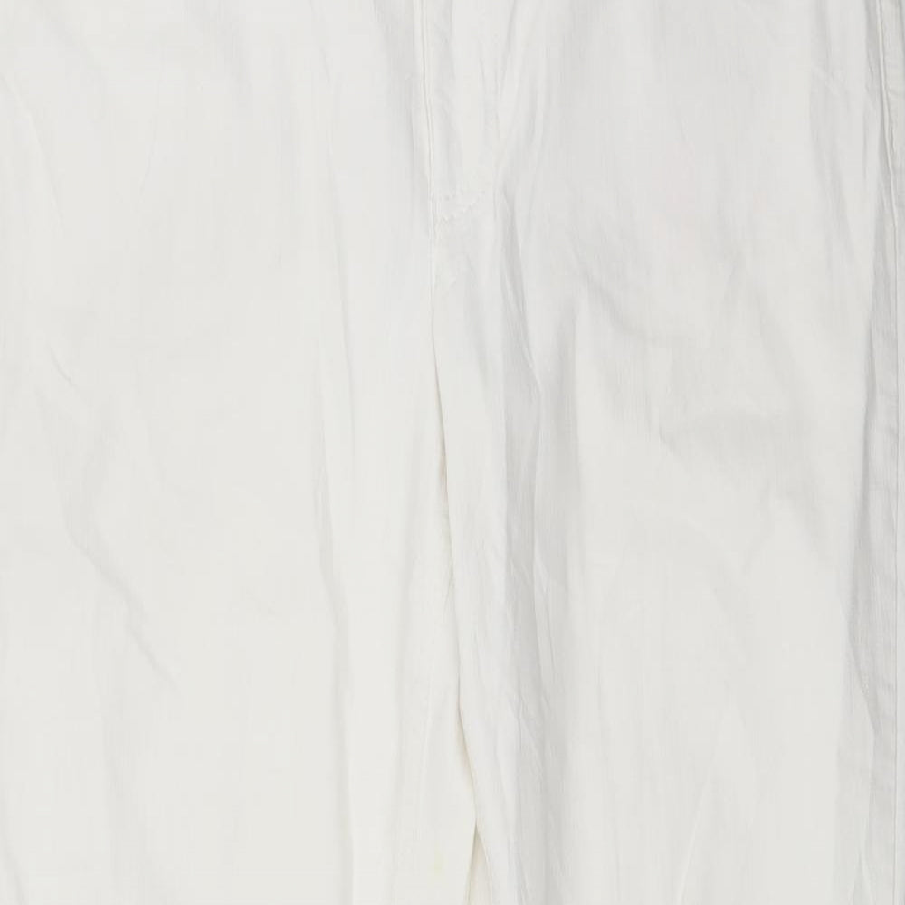 Mac Womens White  Denim Straight Jeans Size 32 in L32 in