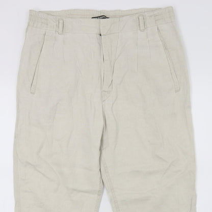 Drykorn Womens White  Denim Cropped Jeans Size 32 L21 in