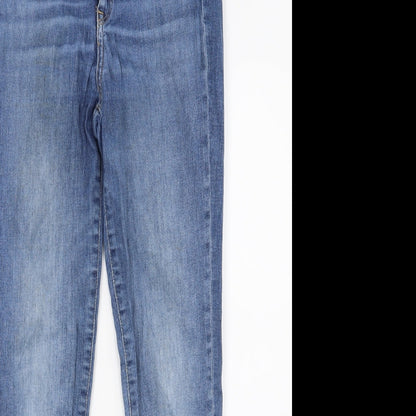 Topshop Womens Blue  Denim Skinny Jeans Size 28 L26 in