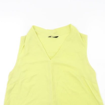 F&F Womens Yellow   Basic Blouse Size 12