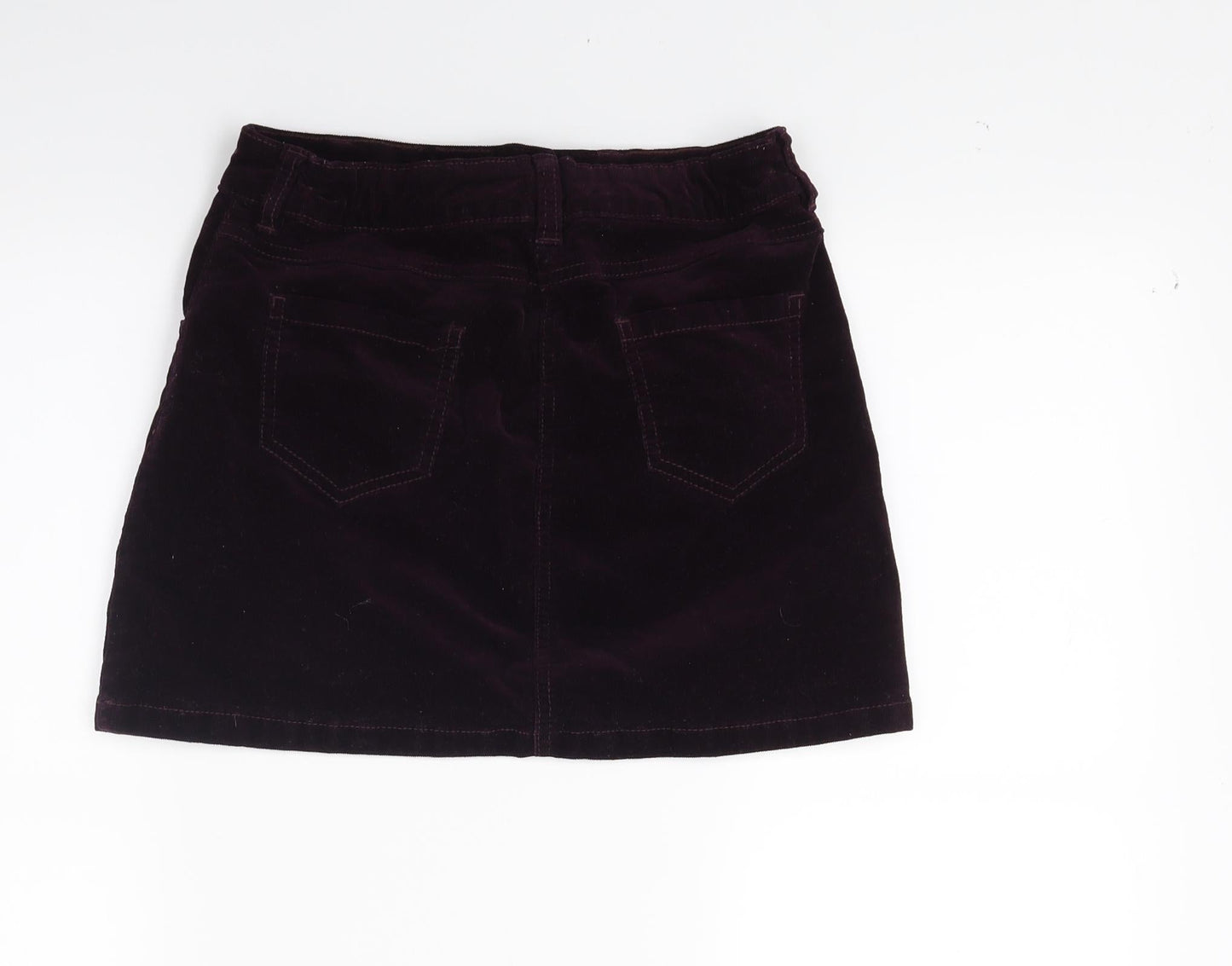 George Girls Red  Corduroy Mini Skirt Size 10 Years